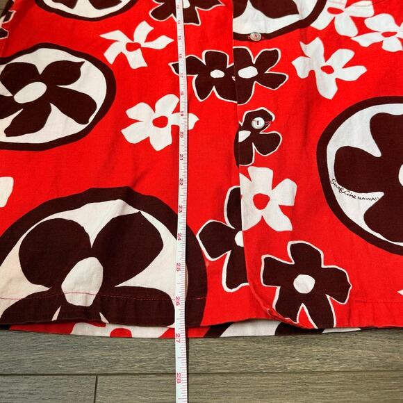 VTG 80'S SURF LINE HAWAII ORIGINAL JAMS WORLD ALOHA FLOWER COLORFUL MEN'S SHIRT - Picture 6 of 8